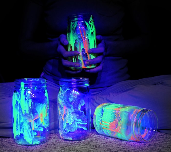Люминесцентная краска своими руками в домашних условиях: видео, инструкция