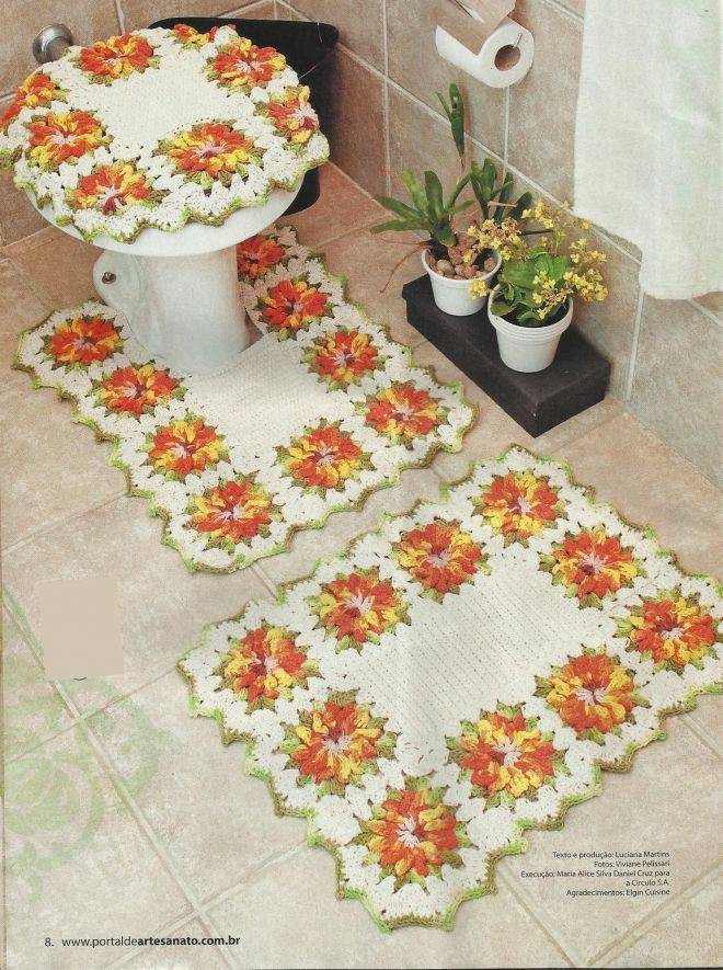 Коврик в ванную своими руками: 10 мастер-классов с фото и видео