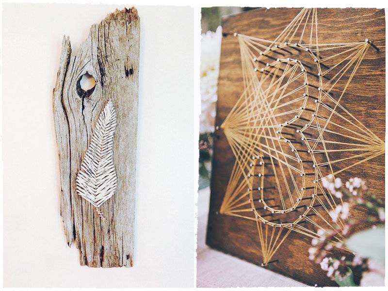 Техника string art (стринг арт) или картины из гвоздей и ниток своими руками