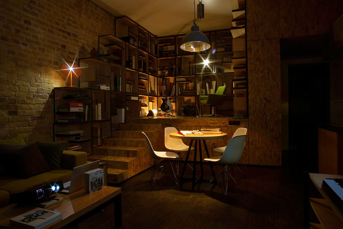 Освещение в стиле loft