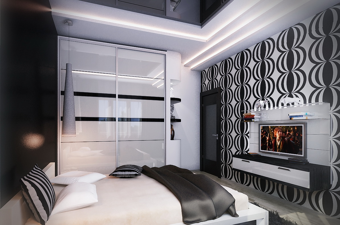 Черно-белая спальня – интерьер или стиль комнаты, бросающий вызов традиционному оформлению квартиры