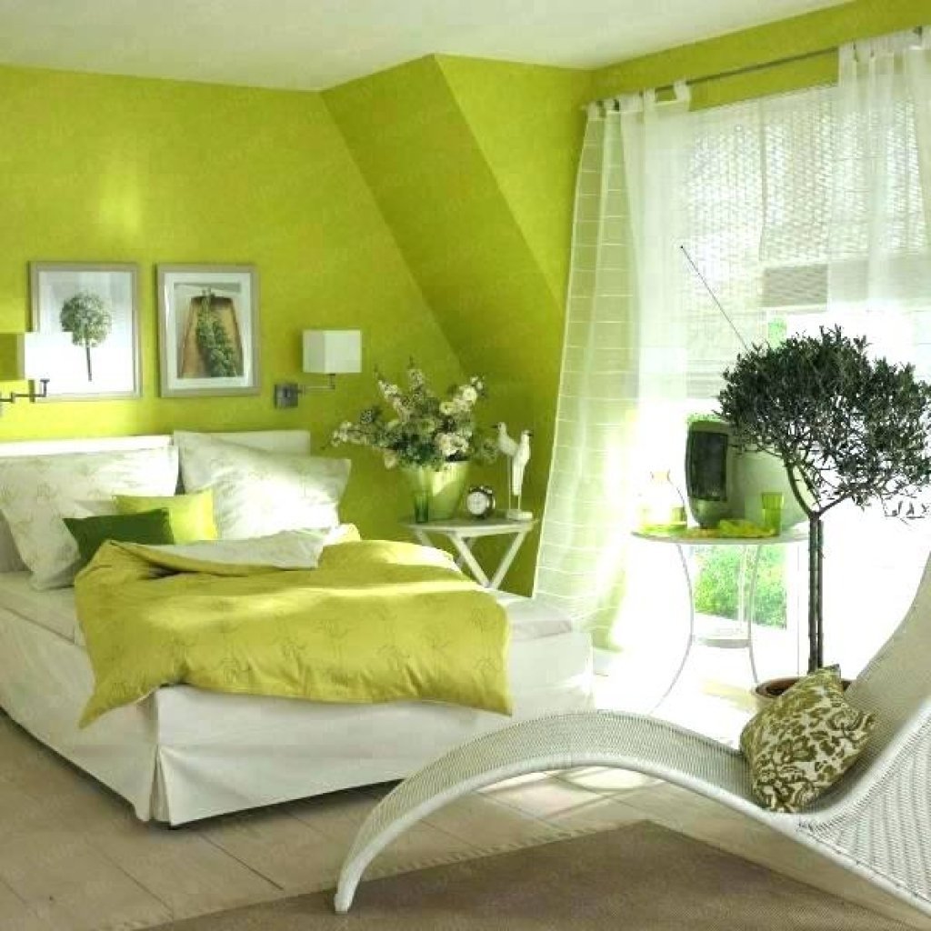 Зелёная спальня - 80 фото интерьеров